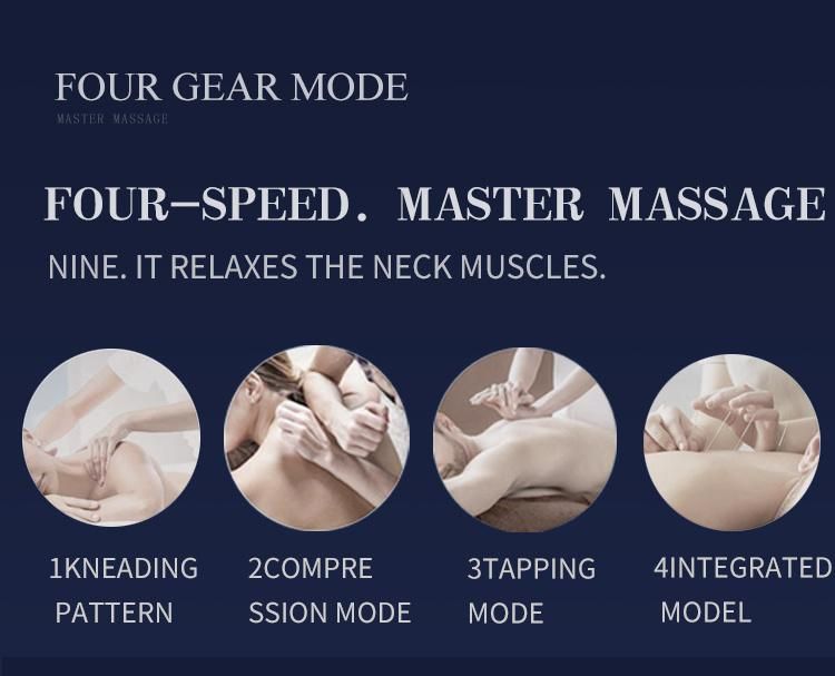 The Lightest Electric Heated Shiatsu Massage Neck Massager Pulse