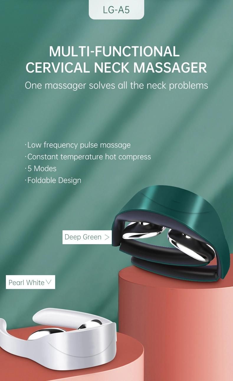 U Shape Magnetic Smart Foldable Cervical Massage Device