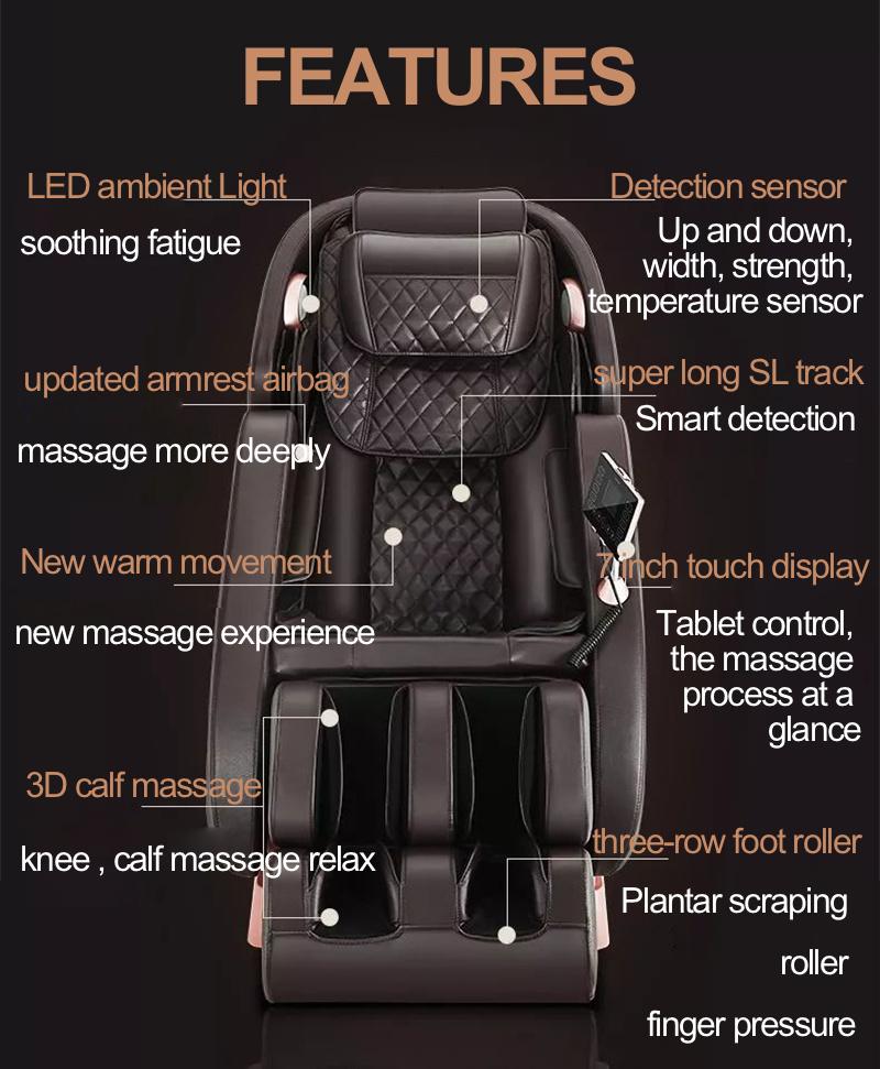 Ningde Crius 4D Zero Gravity Electric Shiatsu Relax 3D Commercial Full Body Massage Chair