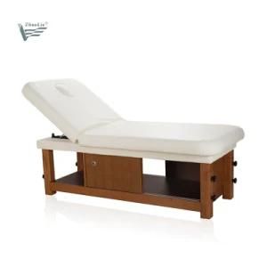 Cheap Price Solid Wood Base Beauty Bed Facial Table SPA Chair (11D08B)