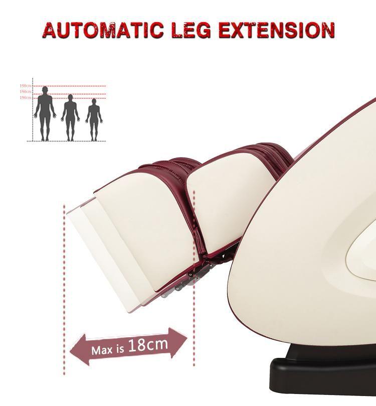 Newest 3D Luxury Automatic 4D Zero Gravity Recliner Massage Chair