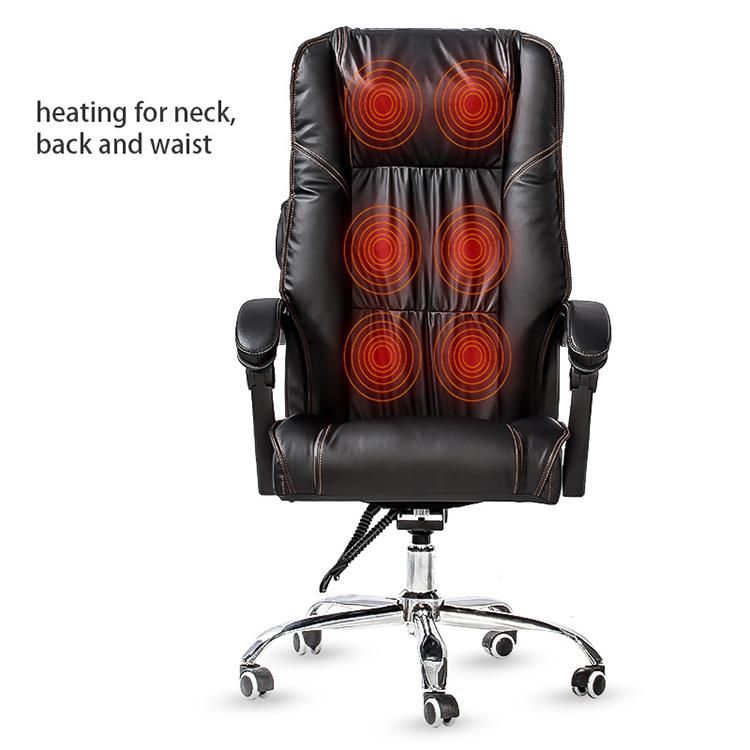 Hot Selling OEM Electric 3D Body Shiatsu Executive Chair Massage Vibration and Heating Luxury Swivel Office Massage Chair