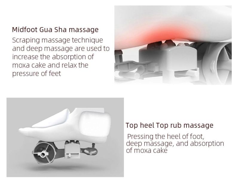 Homedics Foot SPA Moxibustion Foot Massage Natural Plants