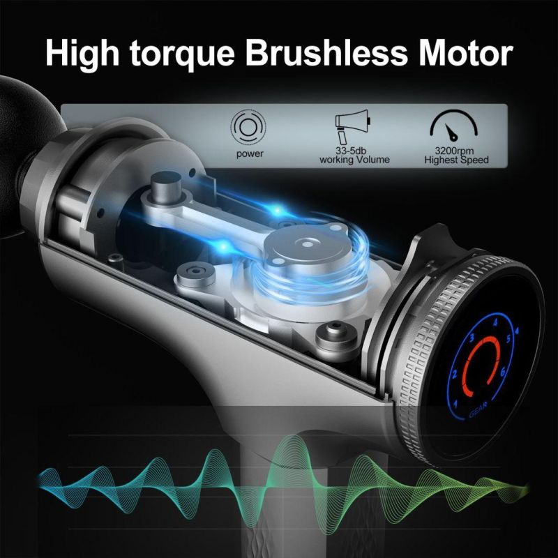 Household Body Percussion Facial Massager Gun Vibration Massager