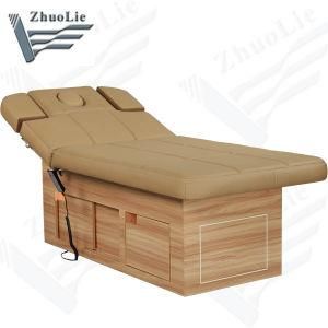 Modern Backrest Electric Adjustable Therapy Thai Salon SPA Beauty Bed with Storage (D14916)