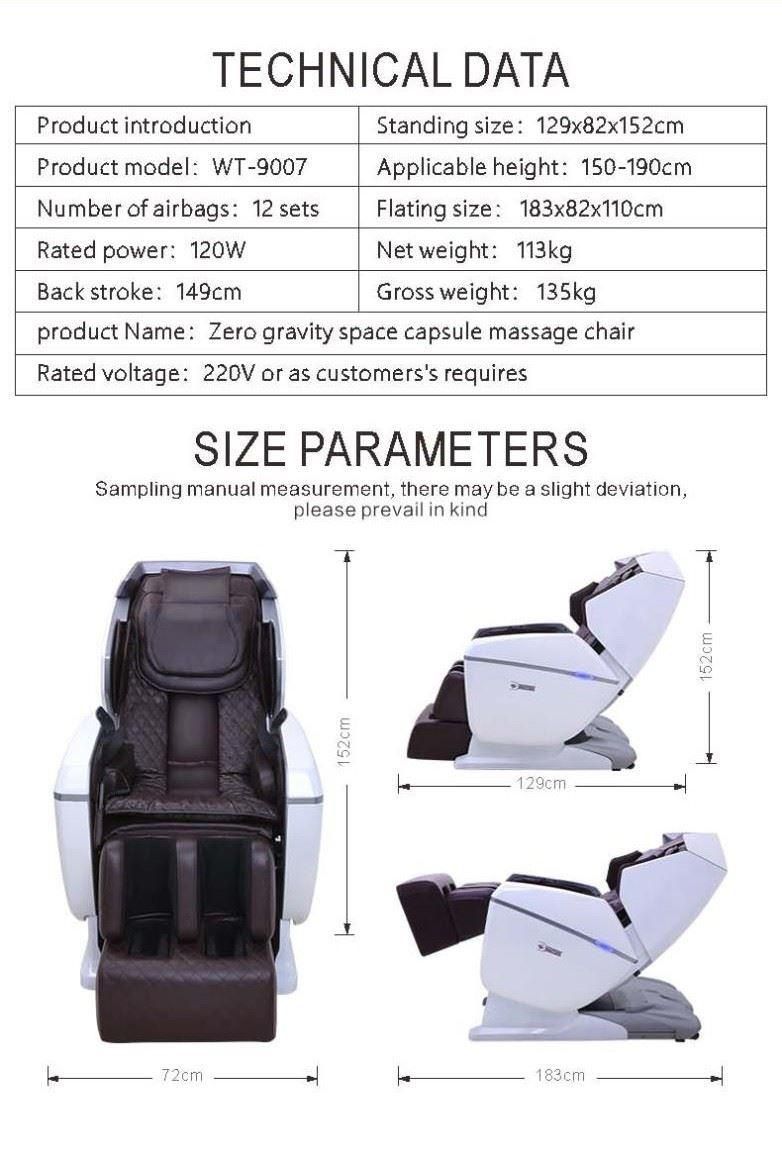 Back Massage Chair Multifunction Beauty Massage Chair Luxury Automatic Shiatsu Kneading Cheap New Design Electric Zero Gravity Heated Home Use Massage Chair