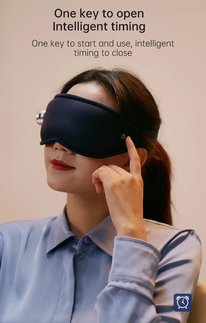 Massage Eye Mask Cold and Hot Ice Mask Heat Eye Mask 3D Sleep Shade Smart Steam Eye Mask