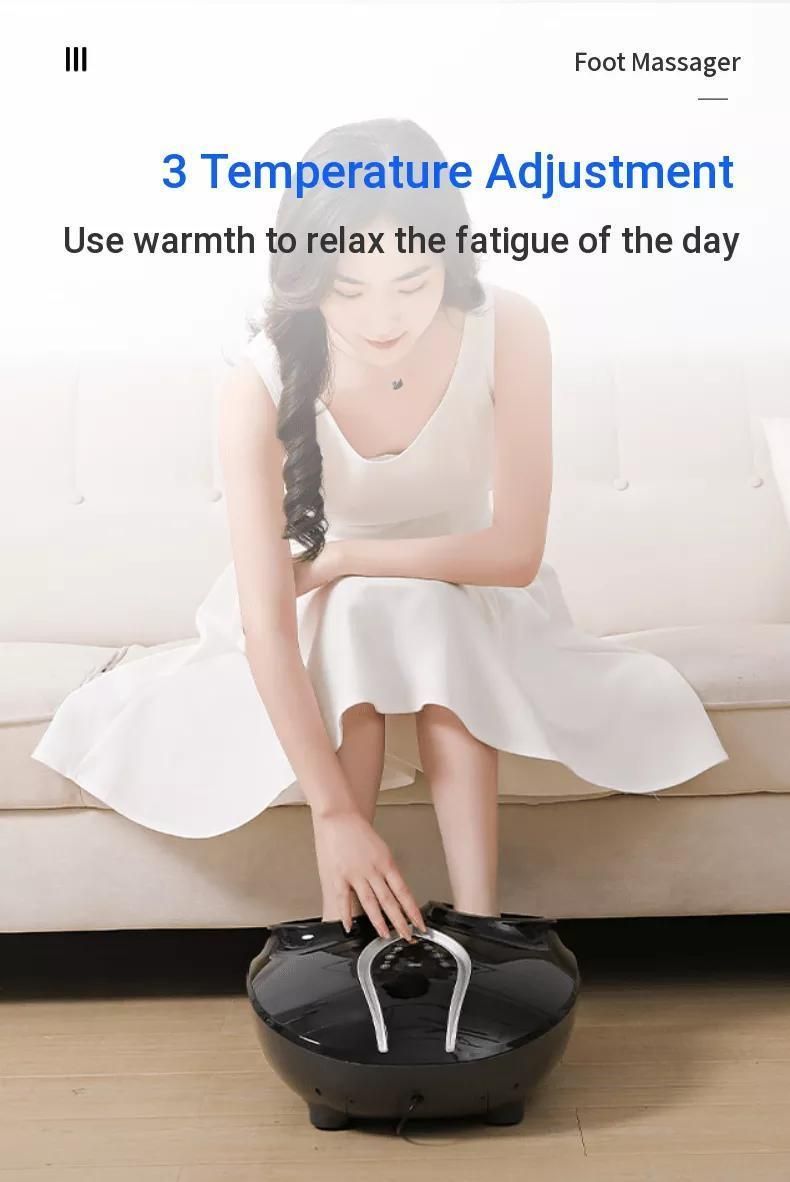 Air Pressure Electric Heating Roller Mat Foot Massage Machine with Good Service