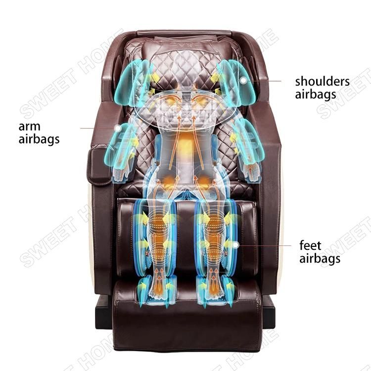 New! Luxury Healthcare Vibration Air Pressure Massage Armchair Full Body Shiatsu Office Foot Massage Sofa Chair with Zero Gravity