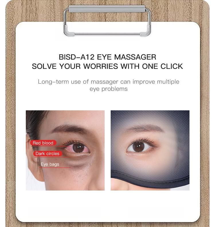 Heating Vibration Smart Eye Massager for Eye Relief