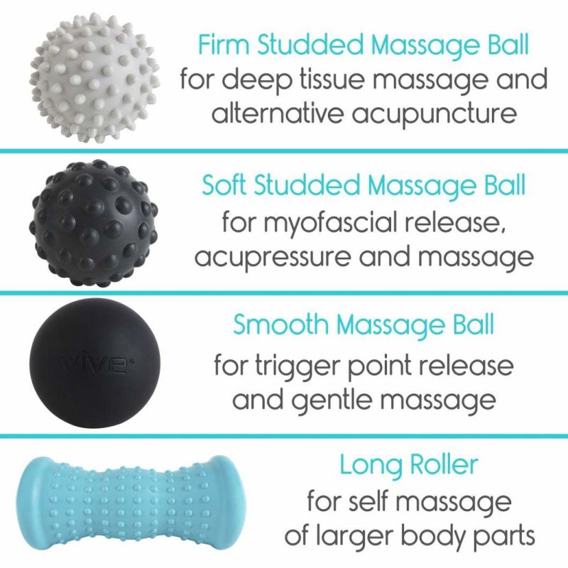 Colorful 3D Massager Home Gym Relief Muscle Massage Ball