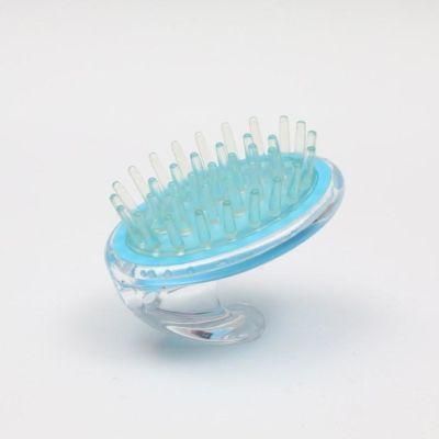 Mini Plastic Soft Silicone Handheld Scalp Shampoo Head Hair Growth Brush Massager Comb for Blood Circulation Anti Cellulite