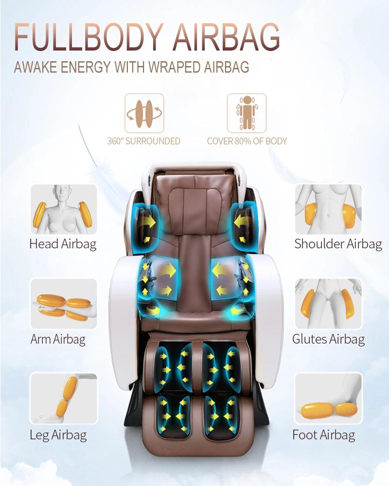 High-End Smart 3D SL Track Massage Chair, Brown