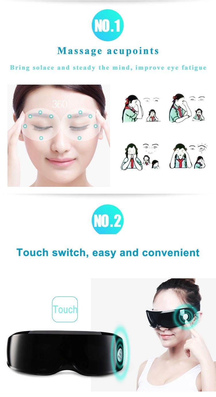 USB Charging Wireless Anti-Aging Facial Relax Eyes Massager