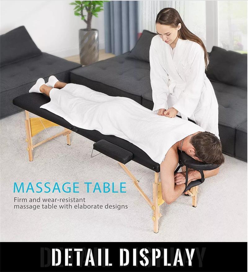 SPA Foldable Massage Bed Portable Home Beauty Treatment Tattoo Bed