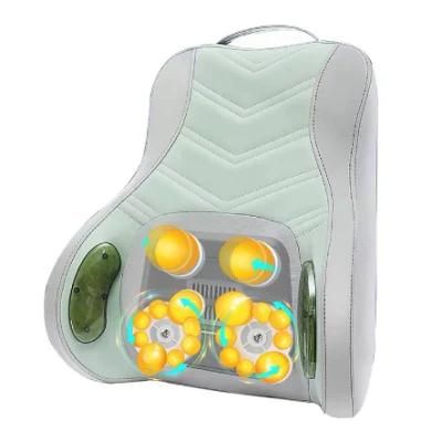 Multifunctional Massage Pillow Hot Compress Kneading and Beating Massager Car Home Dual-Use Cushion