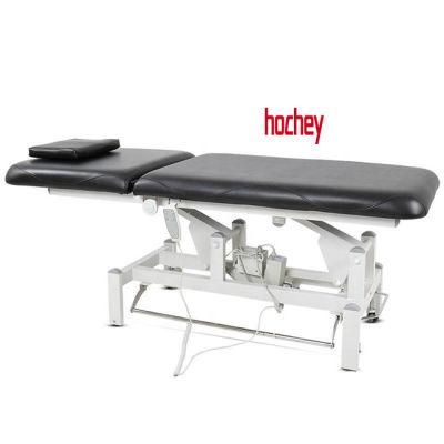 Hochey Medical Folding SPA Body Massage Good Price Electric Beauty Bed Salon Massage Table with 2 Motors