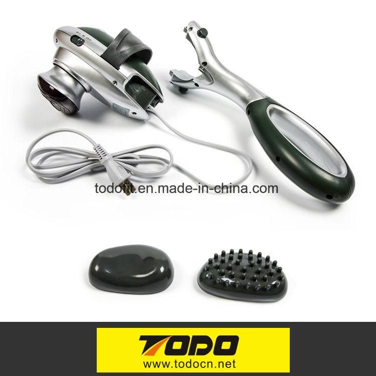 Todo Double Head Handheld Electric Massager Percussion Action for Deep Kneading