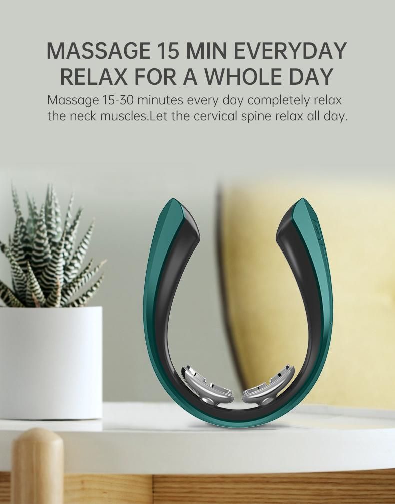 Portable Manual EMS Neck Massager Electric for Neck Massage