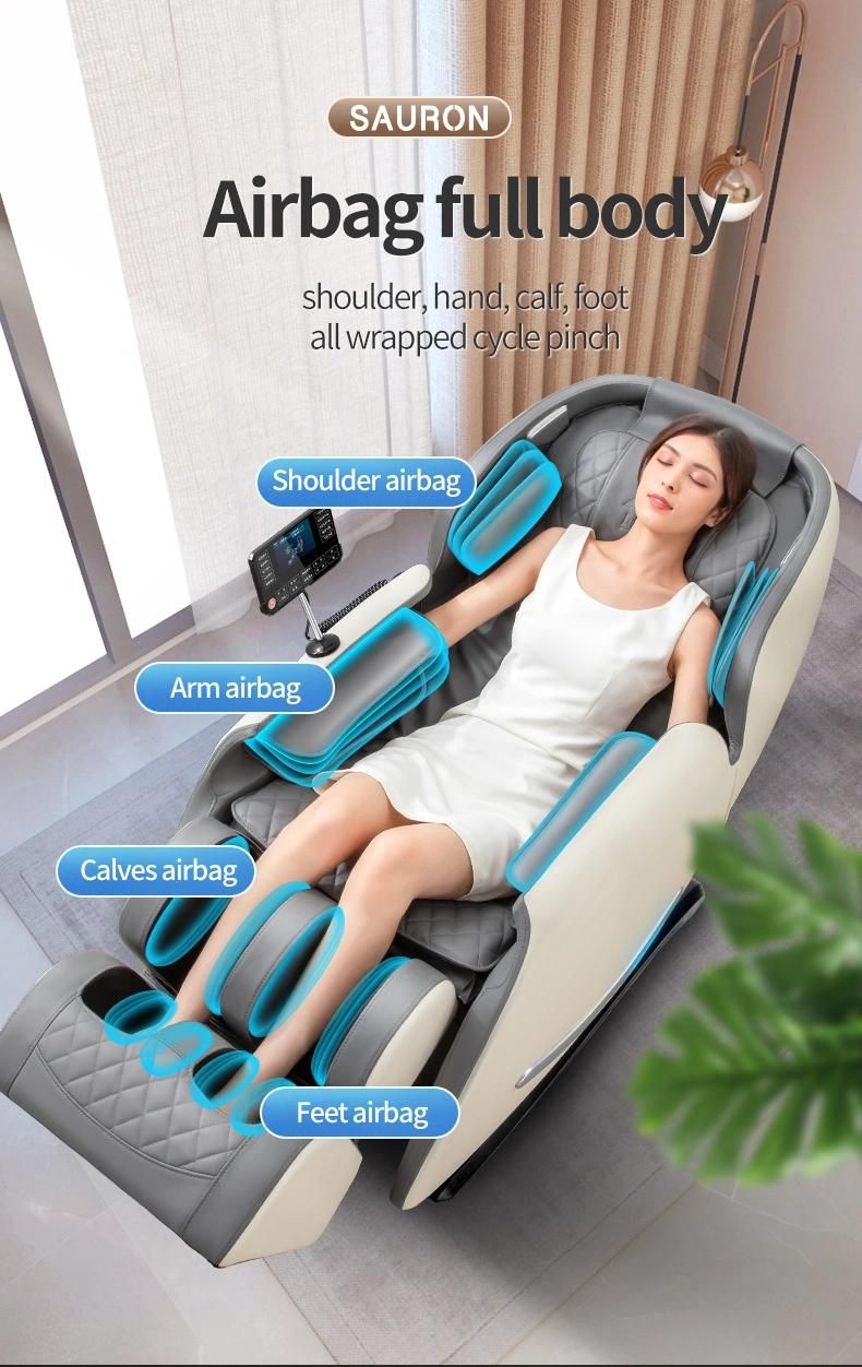 Sauron C300 OEM China 4D SL Foot Massager Neck Back Full Body Massager Product Massage Chair