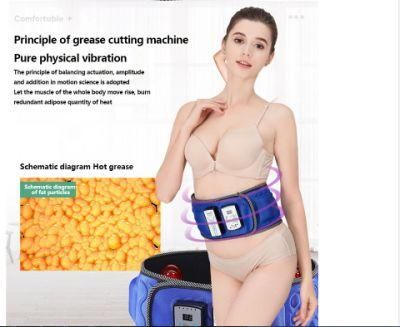 Rechargeable X5 Slimming Belt with Infrared Heating Heat Vibration Tummy Slimming Belt