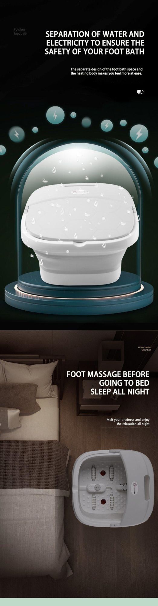 Foot SPA Bath Foot Massager with Heating