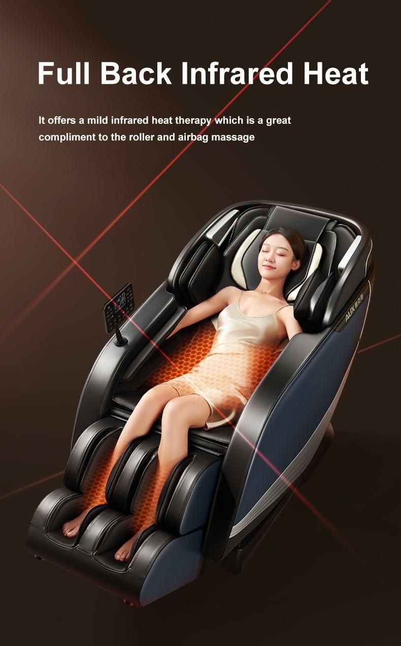 OEM ODM High End Massage Stuhl SL Track Thai Stretch China Best Full Function Body Care Home Office Use 4D Massage Chair with Music