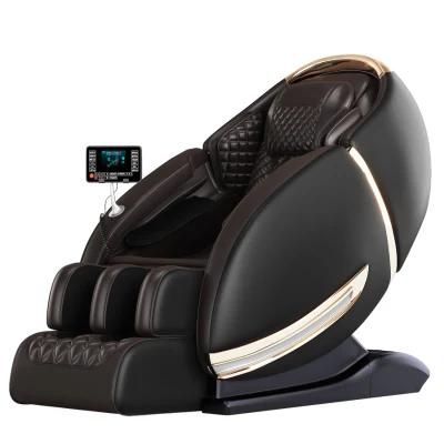 PU Leather Portable Chair Retractable Massage Chair 4D Zero Gravity for Health
