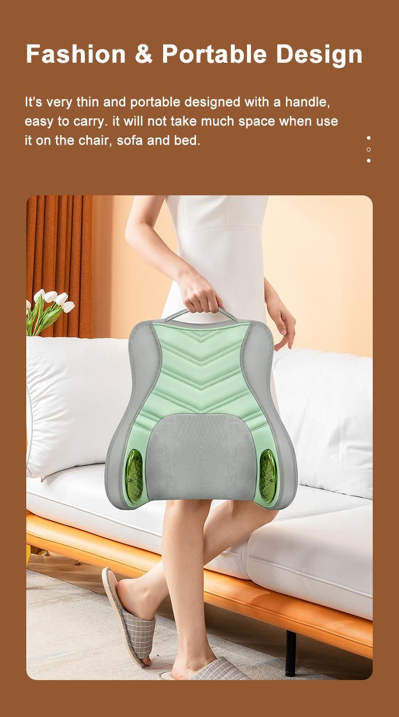 Fangao Heated Function Handle Electric Vibration Massage Cushion