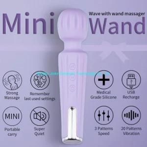 Valleymoon Lavender Color Hot Design New Fashion Wand Massager for Women