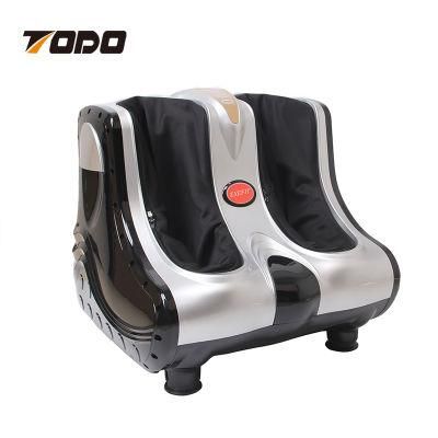 4 Motors 3D Shiatsu Foot Ankle Calf Massager Electric Kneading Rolling Silver