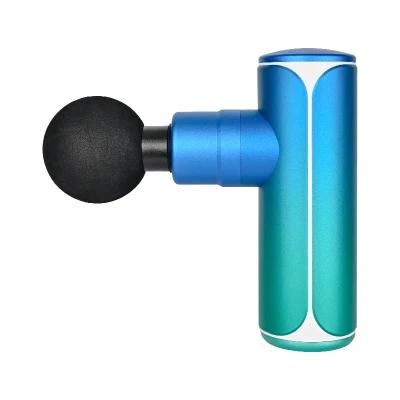 Portable Mini Massage Gun with 6 Heads and Multiple Colors