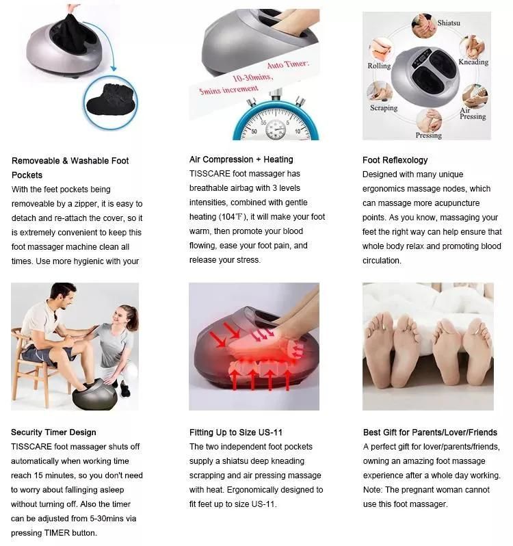 High Performance ISO CE Mechanical Massager SPA Basin Foot Massage Roller Machine