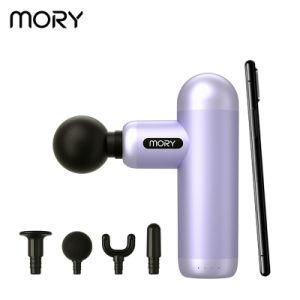 Mory Hand Held Massager Massage Machine for Leg Percussion Digital Pocket Professional Small Massage Gun Dropshipping