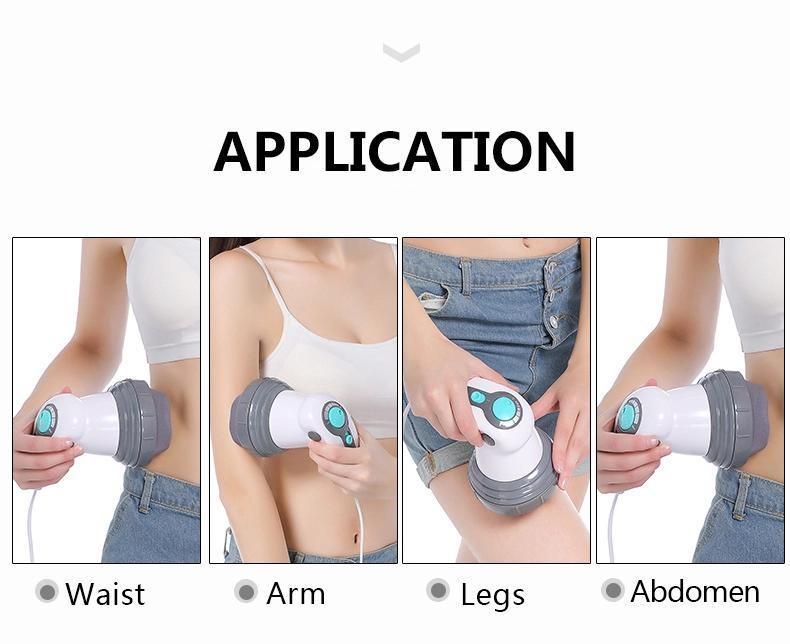 Portable Relax&Tone Body Massager Anti Cellulite Massager Electric Rotation Vibration Slimming Massager