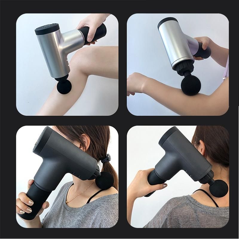 High Power Mini Muscle Massage Gun LCD Screen Gun High Speed Vibration Therapy Pain Relax Body Fascia Gun