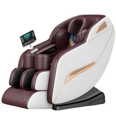 Luxury Electric SL Track Zero Gravity Massager Heated 4D Shiatsu Kneading Tapping Recliner Cheap Massage Chair for Body