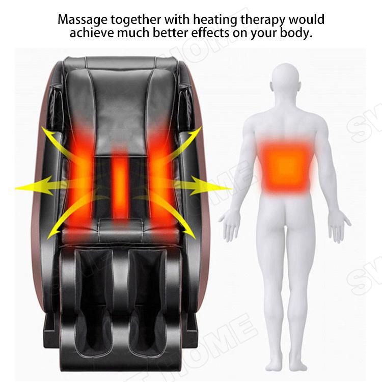 Manufacturer Price Double S Track Electric Luxury Full Body Airbag 3D Zero Gravity Massage Chair with Bluetooth Music