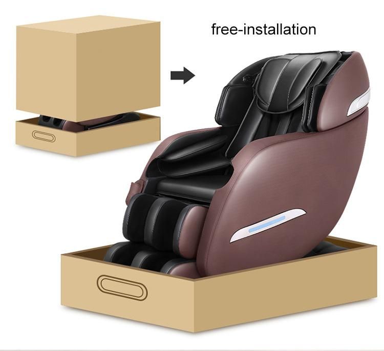 Luxury Electric Zero Gravity Space Capsule SL Track Armchair Thai Stretch Full Body Shiatsu Office 4D Massage Chair