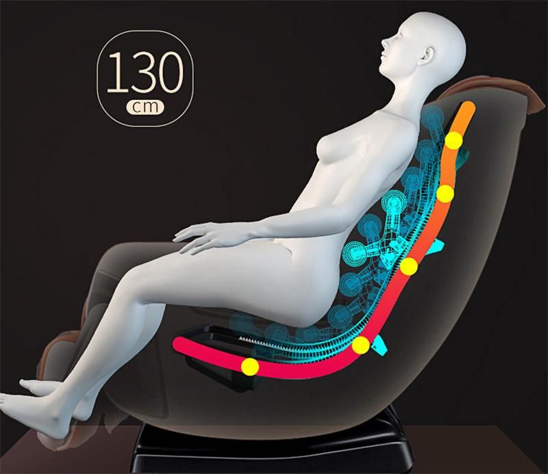 Luxury Electric Shiatsu Vibration Swing Recliner Leg Foot Massage Chair 3D with Zero Gravity and Bluetooth Music
