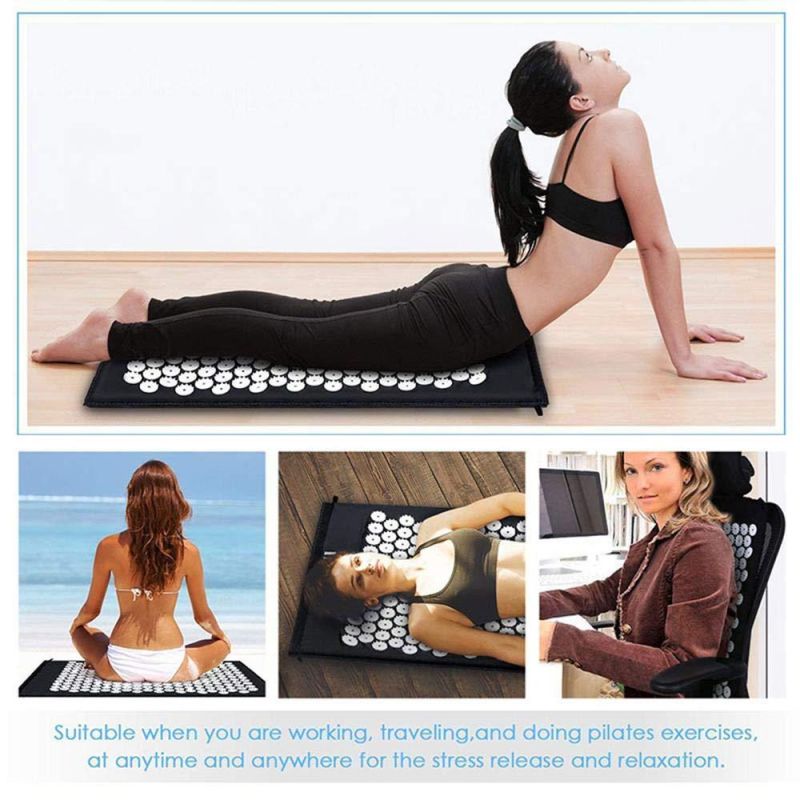 Massager Cushion Acupressure Mat Relieve Stress Pain Acupuncture Massage Pillow Acupressure Mat