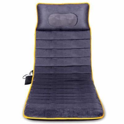 Electric Full Body Kneading Vibrating and Heating Shiatsu Massage Mattress Neck Back and Buttock Massage Cushion