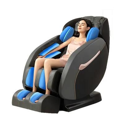 Luxury Zero Gravity Automatic Massage Chair + Jade Exercise + Wormwood Hot Compress + U-Shaped Pillow 6687c