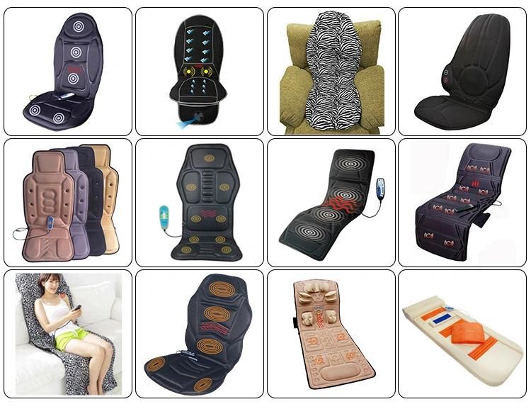 Electric Infrared Heated Vibrating Full Body Shiatsu Tai Chi Massage Mattress Neck Shoulder Back Vibration Heating Mat Seat Massager Cushion