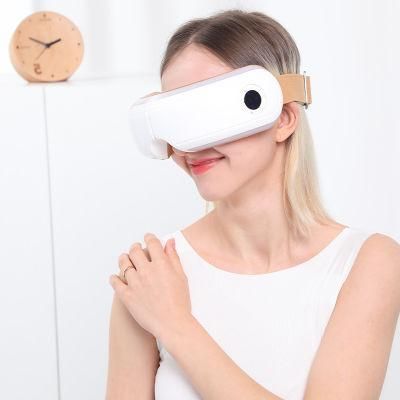 Adjustable Smart Electric Vibrating Manual Bluetooth Foldable Heating Therapy Eye Care Eye Massager Eye Massager Sonic Vibration