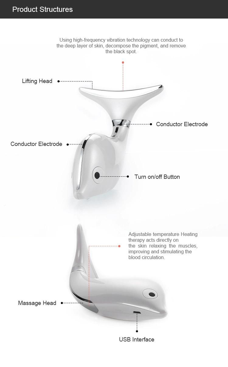 Face Lifting Machine Skin Tightening Toning Set Microcurrent Massager Facial Beauty Antiagin