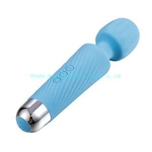 Valleymoon Body Wand Massager Waterproof Silicone USB Rechargeable Mini Vibrators for Men Women