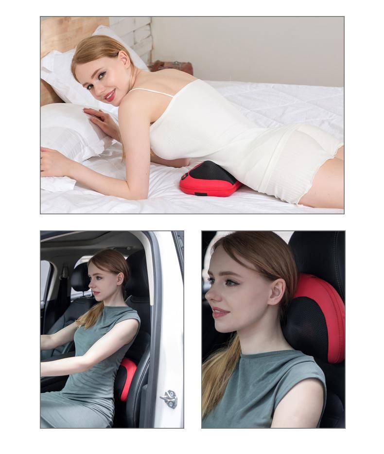 Full Body Massager Shiatsu Massage Pillow for Home and Car