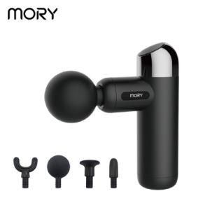 Mory Massage Personal Neck Shoulder Massager Machine Electric Fascia Deep Tissue Percussion Muscle Mini Massage Pistol 2020