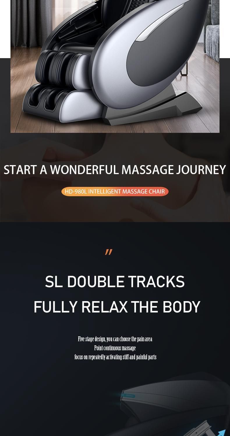 SL-Shaped Track High Quality PU Whole Body Massage Chair